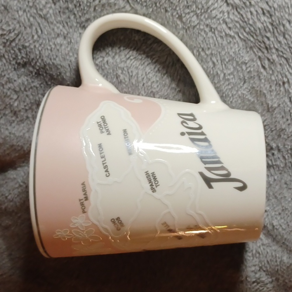 BRAND NEW JAMAICA MAP MUG